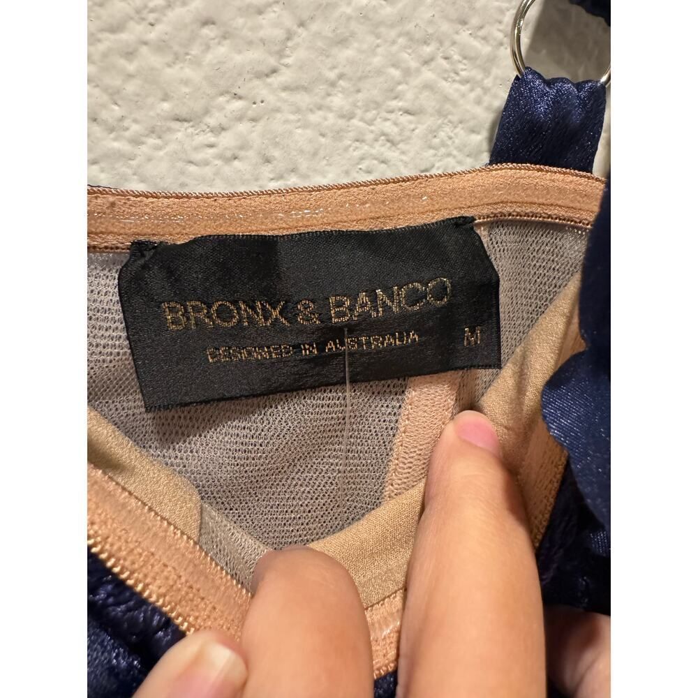 BRONX & BANCO Anastasia Navy Maxi Dress AUS 10/ us 6/M - Picture 9 of 15